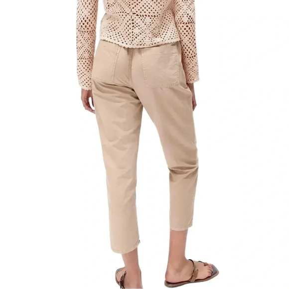 (NWOT) Zara High-Rise Cotton-Linen Jogger Pants -– Tan, Size 2 - Picture 4 of 9